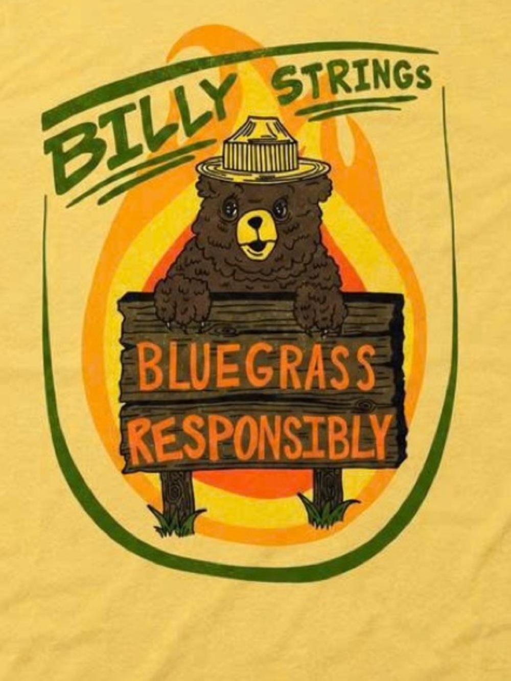 'Billy Strings' Bear Graphic Tee - Picture 2 of 2